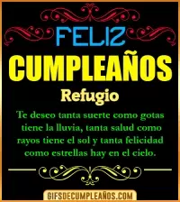 GIF Frases de Cumpleaños Refugio